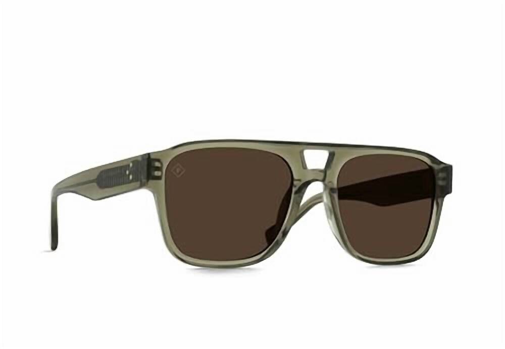 NEW RAEN OPTICS unisex rifka polarized squared sunglasses in cambria/vibrant bro